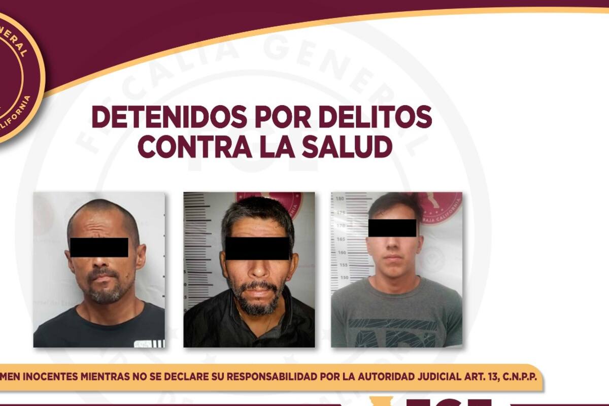 Arresta GESI a tres presuntos distribuidores de droga