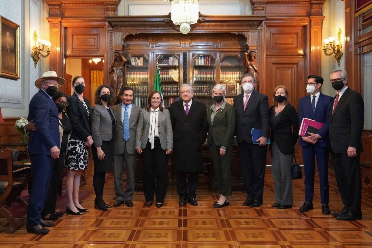 La secretaria de Energía Rocío Nahle recibe a su homóloga Jennifer Granholm de EU