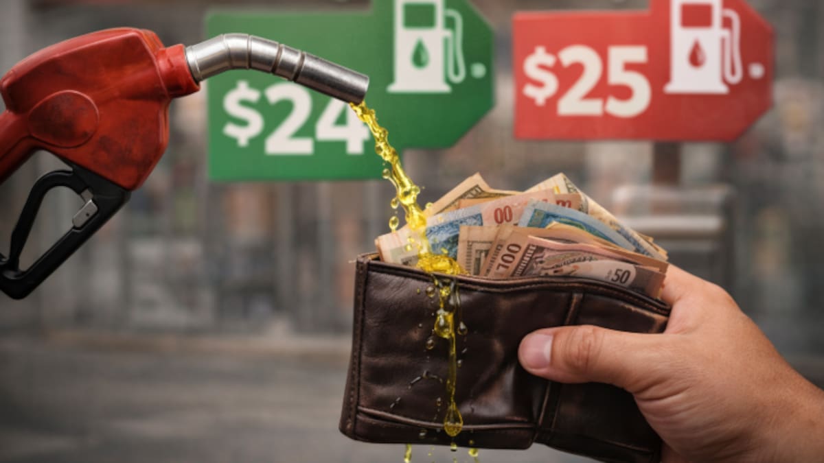 Profeco revela que el litro de gasolina se mantiene bajo los $24 pesos mientras algunos lo venden casi en $25, golpeando directo al bolsillo mexicano