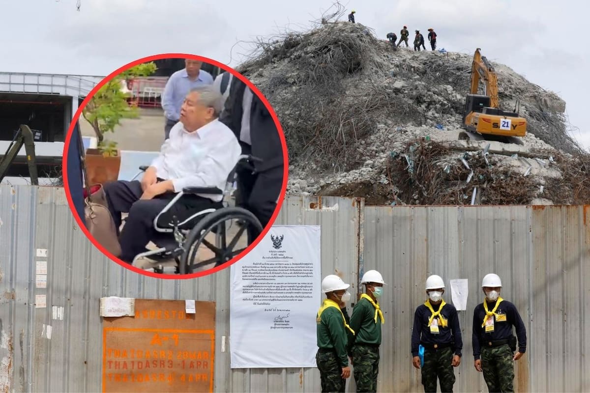 Magnate tailandés Premchai Karnasuta se entrega a la policía por colapso de edificio en Bangkok que dejó 89 muertos