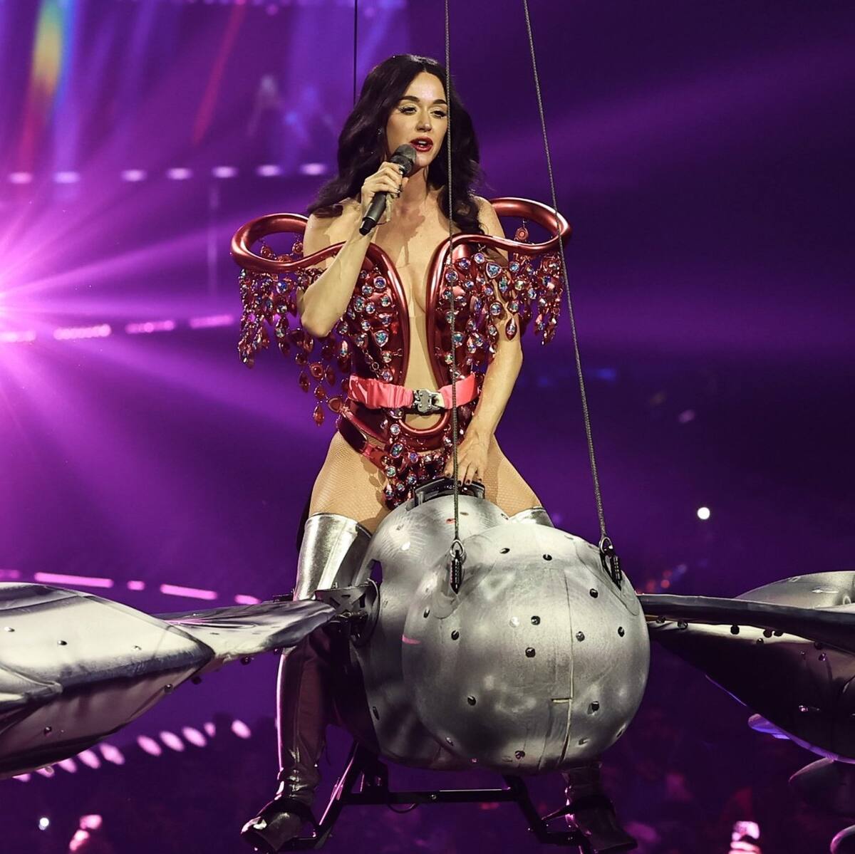 Katy Perry en la Arena CDMX / Cuenta de X: @katyperry_co
