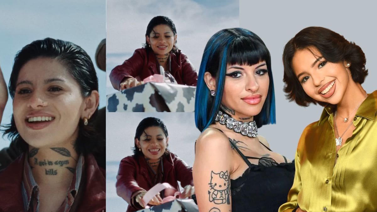 La modelo del video “Un Vals” de Christian Nodal desató comentarios en redes por su parecido con Ángela Aguilar y Cazzu.