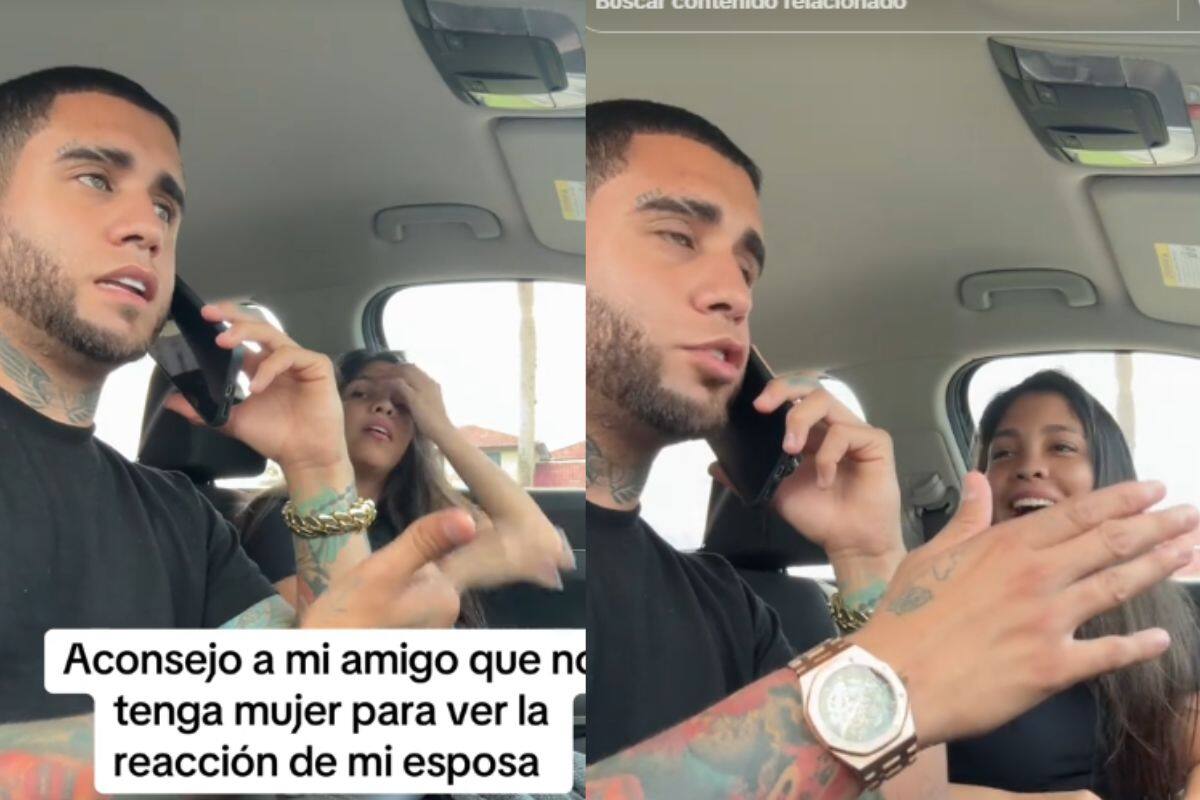 Hombre aconseja a su amigo no iniciar una relación enfrente de su esposa