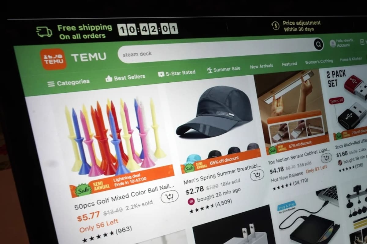 Shein acusa a Temu de copiar más de 2 mil 300 fotos y llevar la competencia “a escala industrial” a tribunales de Reino Unido. | Crédito: AP