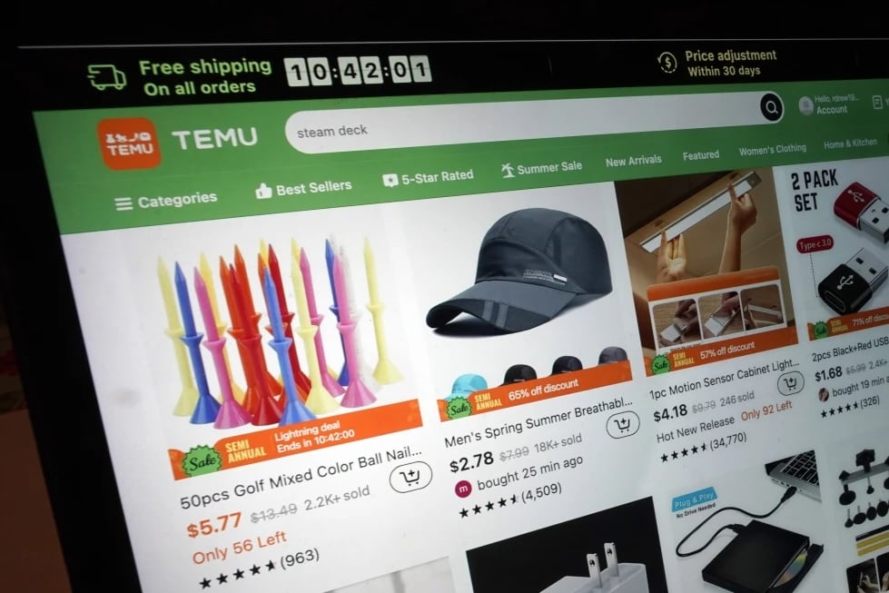 Shein acusa a Temu de copiar más de 2 mil 300 fotos y llevar la competencia “a escala industrial” a tribunales de Reino Unido. | Crédito: AP