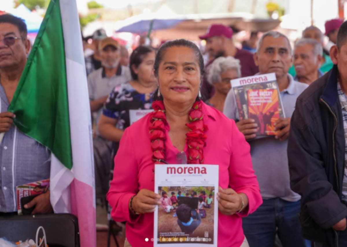 La morenista Abelina López. | Crédito: Instagram @abelinalopezr