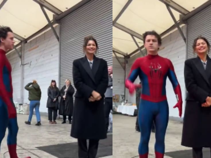 Zendaya desata rumores de embarazo tras video filtrado del set de “Spider-Man 4″