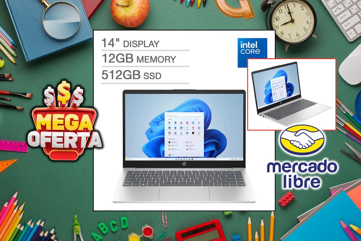 GRAN OFERTA en Mercado Libre: Laptop HP con 12 GB de RAM con el 66% de descuento para este regreso a clases