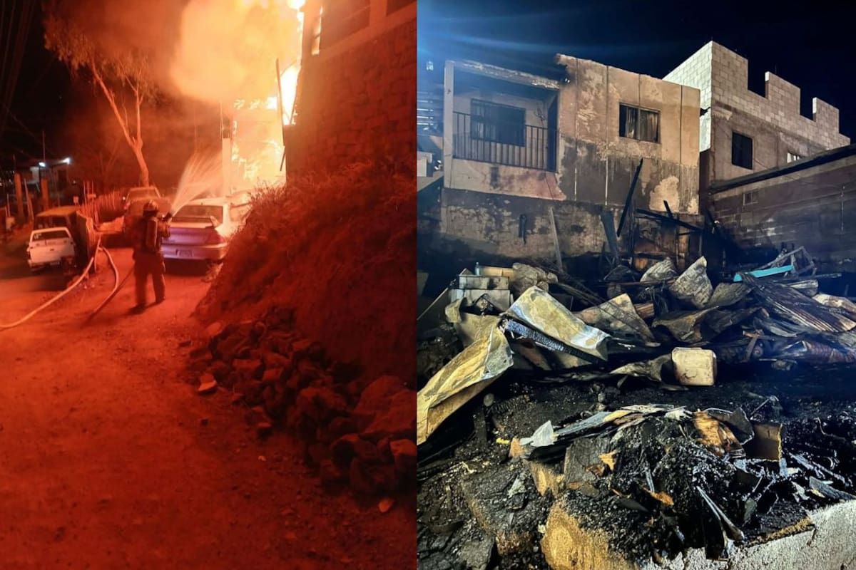 Incendio consume carpintería ubicada en colonia Empalme de Nogales