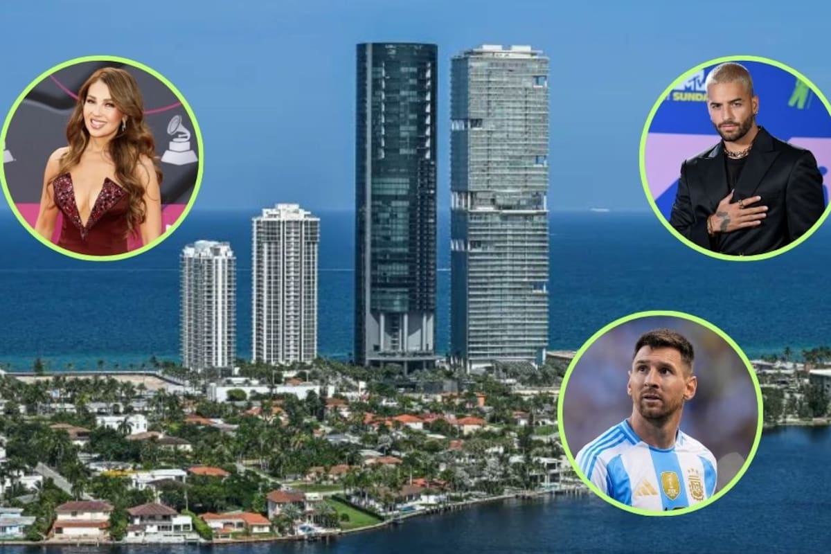 Reportan hundimiento en lujoso edificio donde viven celebridades como: Thalía, Maluma y Messi