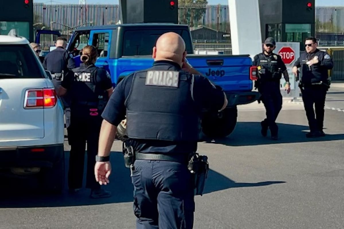 Atrapan a dos menores de Mexicali tras intentar huir con autos robados en Calexico