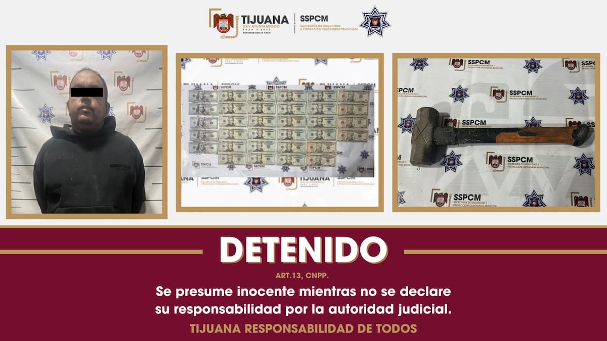 El detenido fue identificado como Alejandro “N”.