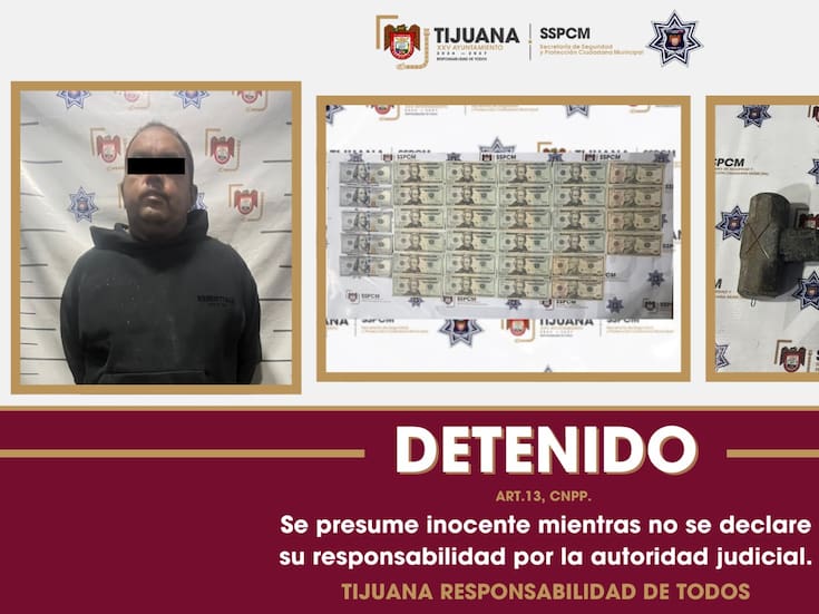 Capturan a presunto involucrado en robo en notaría