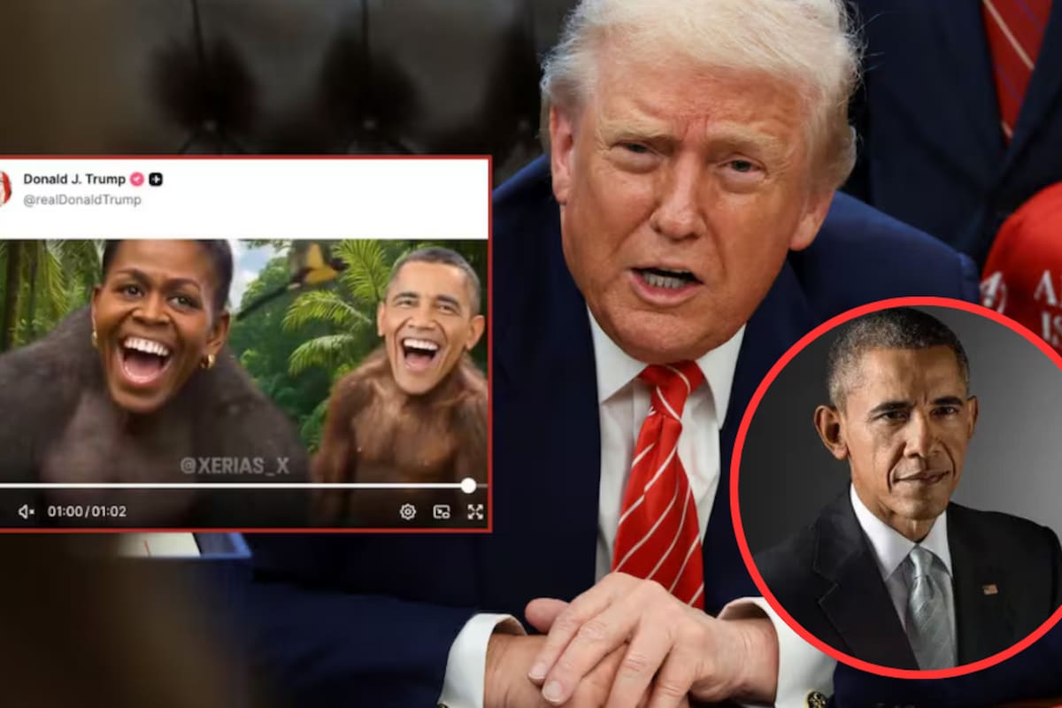 Barack Obama responde por primera vez al video que lo mostraba como mono, difundido por cuenta de Trump