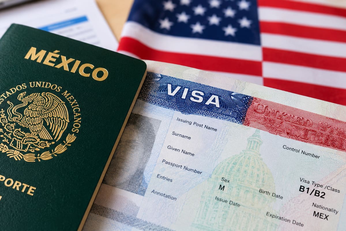 El trámite de la visa americana B1/B2 se encarece en México por el tipo de cambio: La tarifa reportada pasó de 3,330 a 3,515 pesos, aunque el costo oficial en dólares permanece en 185