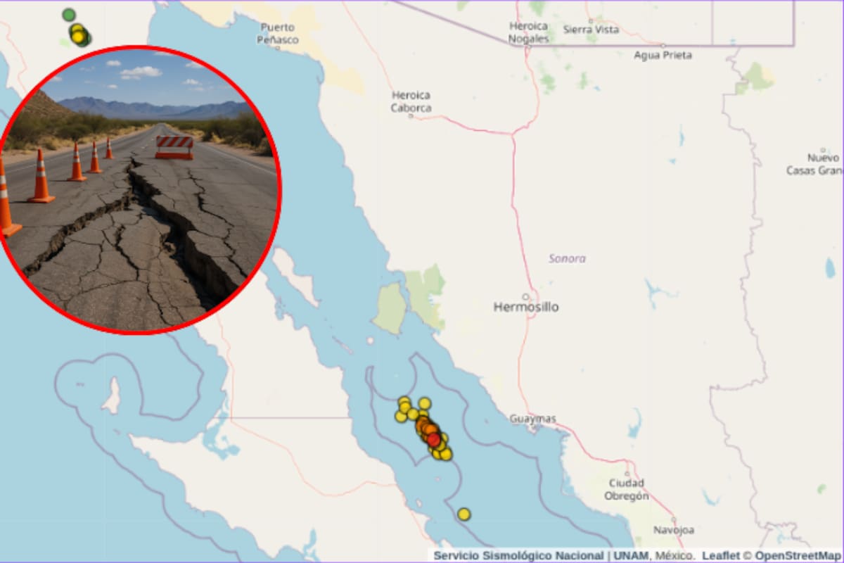 ¿Porqué estan relacionando los sismos en Guaymas y el Golfo de California con la falla de San Andrés y se han vuelto tendencia?