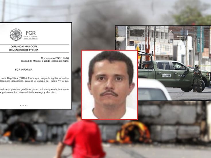 FGR entrega a familiares el cuerpo de “El Mencho” tras realizar pruebas genéticas y protocolos legales derivados del operativo en Jalisco