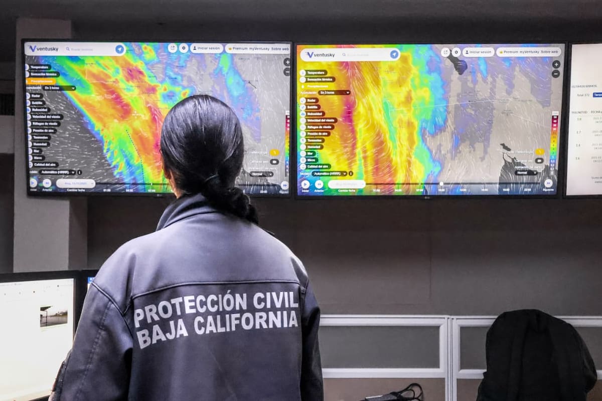 Refuerzan respuesta ante afectaciones por tormenta invernal en San Quintín