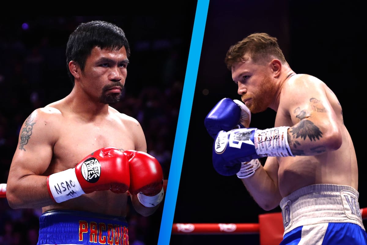 Pacquiao a sus 46 años tiró más golpes que ‘Canelo’ en lo que va del 2025
