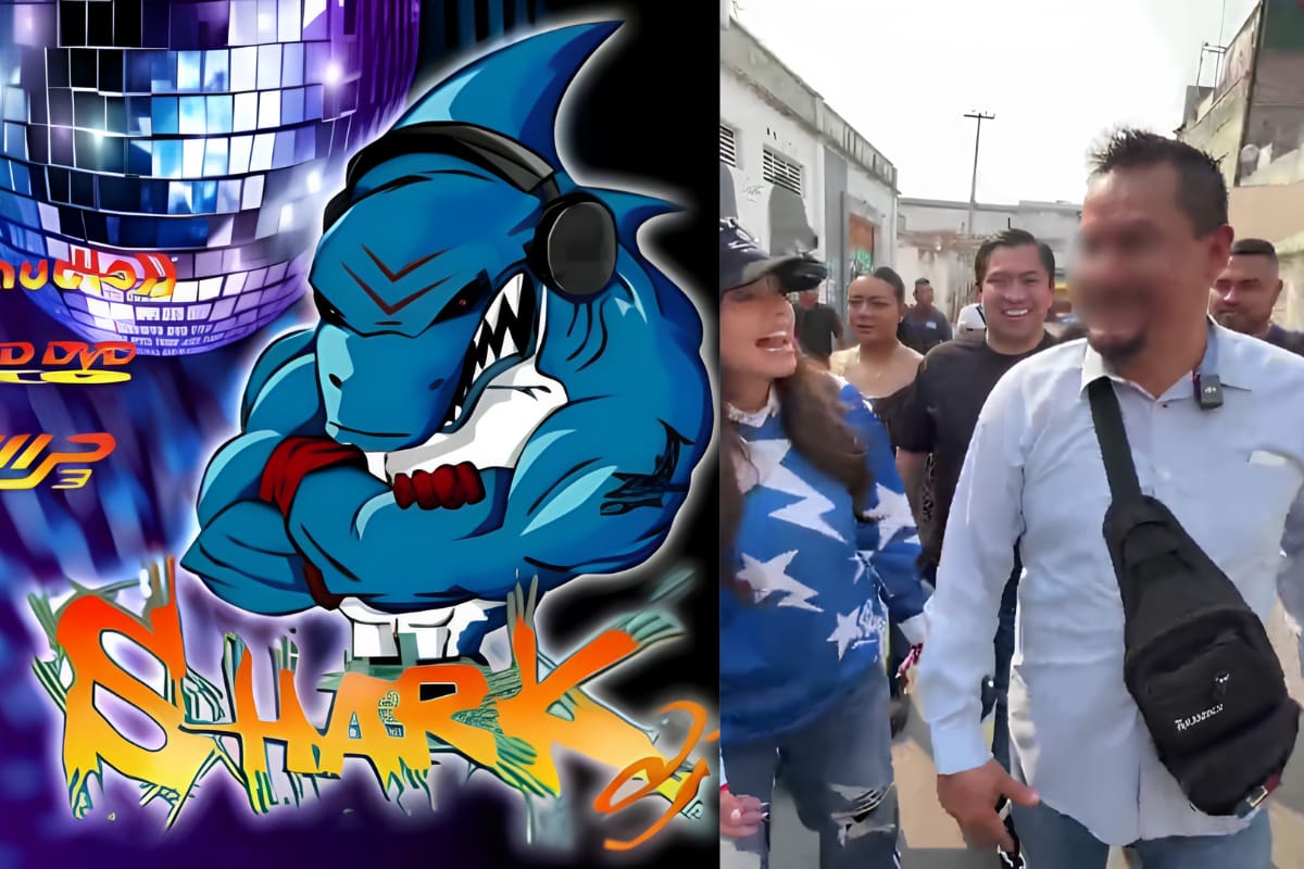 ¿Quién es Shark DJ? Revela su rostro el legendario compilador de música de los 2000 en directo con Dassana Zendejas (VIDEO)