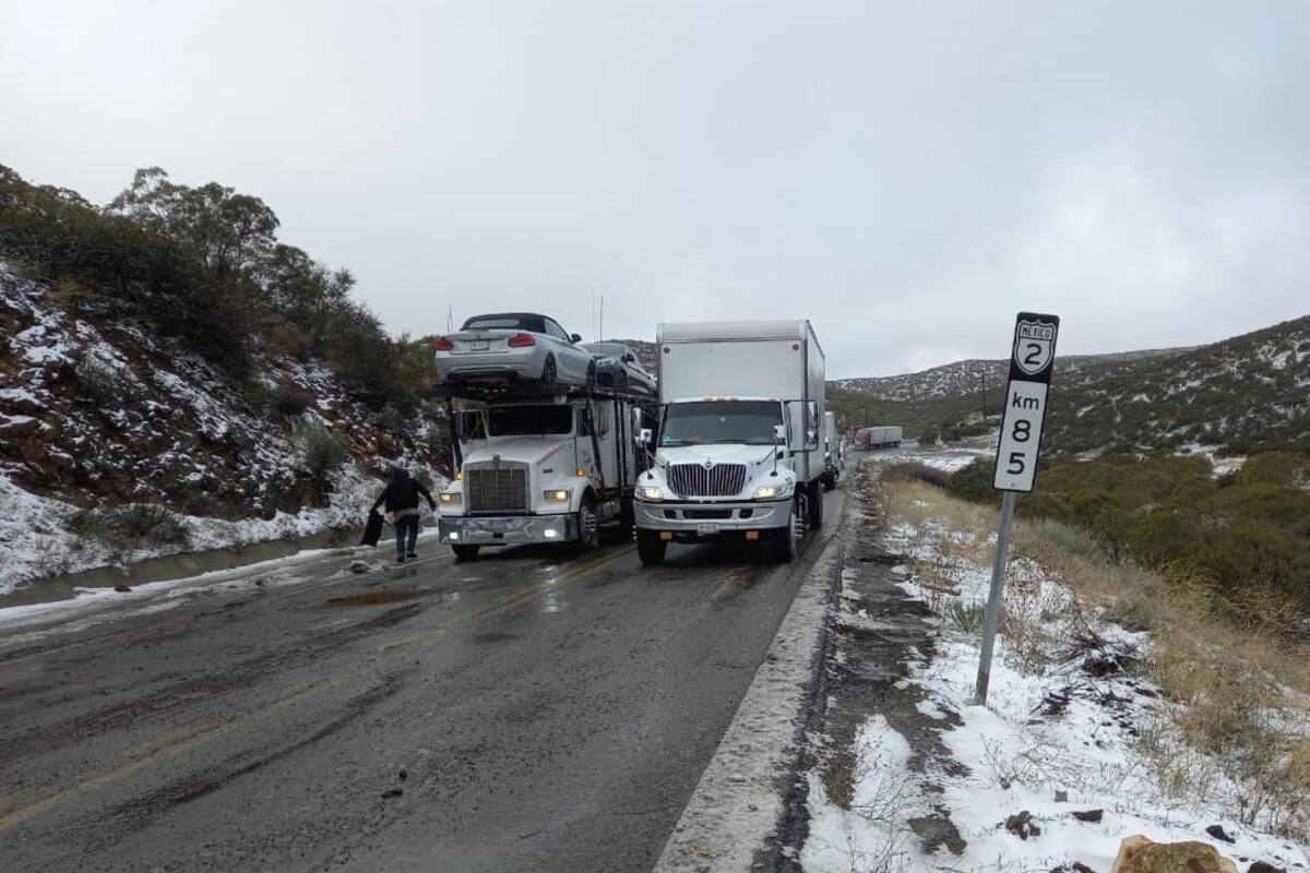 Reabren en ambos sentidos autopistas y carretera libre en La Rumorosa