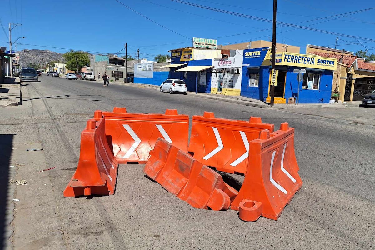 Preocupa a vecinos la desatención de socavón en colonia Lomas de Linda Vista