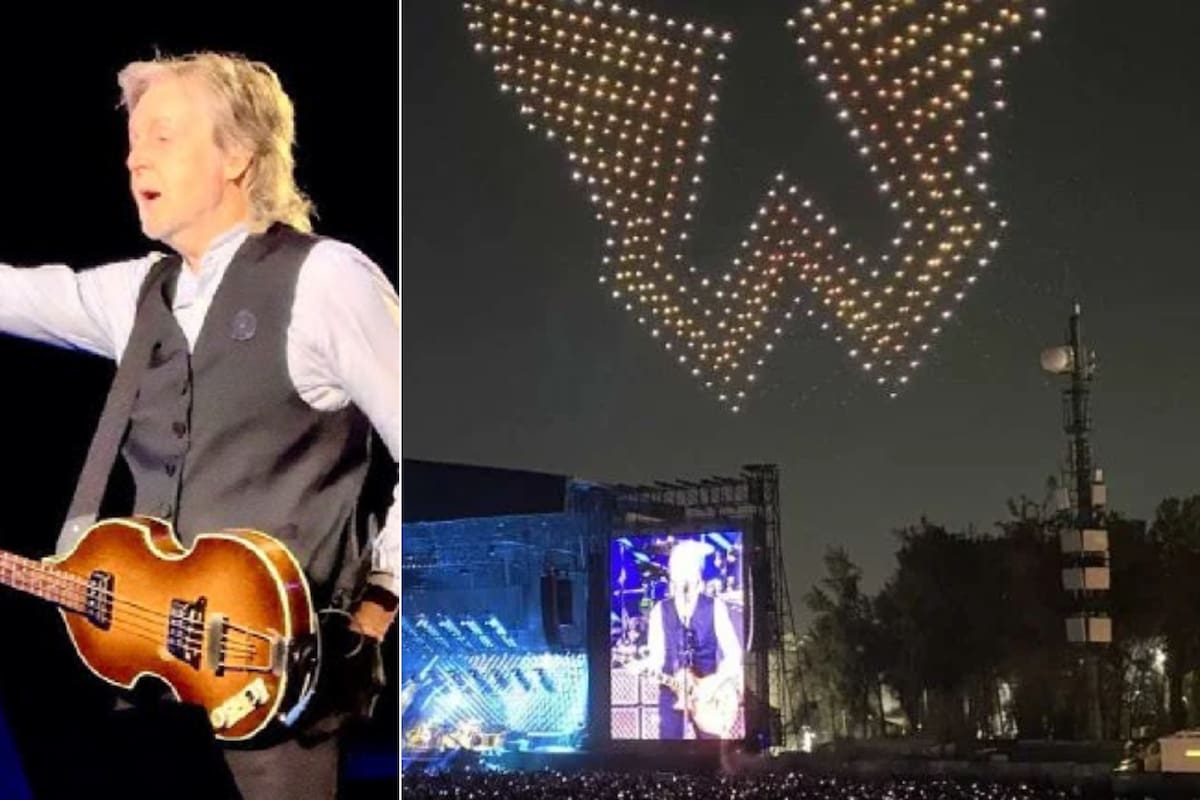 Hermano de Elon Musk planeó el show de drones de Paul McCartney en concierto de la CDMX