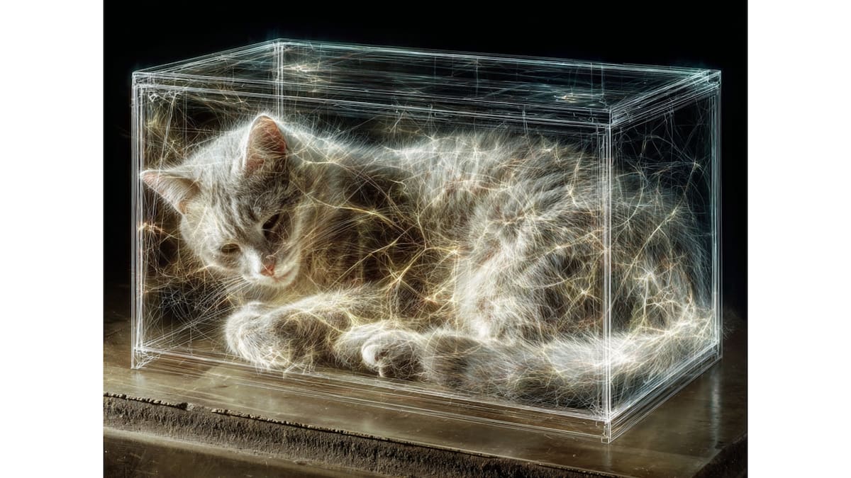 El físico Erwin Schrödinger ideó su paradoja para evidenciar lo extraño que resulta el formalismo cuántico aplicado a la vida cotidiana. Foto: IA