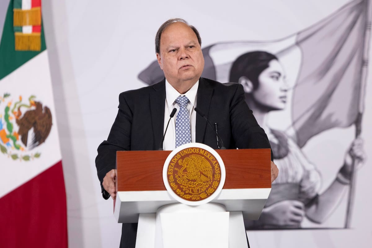 Conferencia de prensa matutina “Conferencia del Pueblo” en el Salón Tesorería de Palacio Nacional. Guillermo del Río Ochoa, presidente de Index occidente y director de desarrollo de negocios y relaciones gubernamentales en Flex México | Foto: Gabriel Monroy / Presidencia
