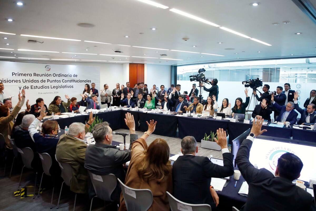 Aprueban en las comisiones del Senado minuta de la Reforma al Poder Judicial