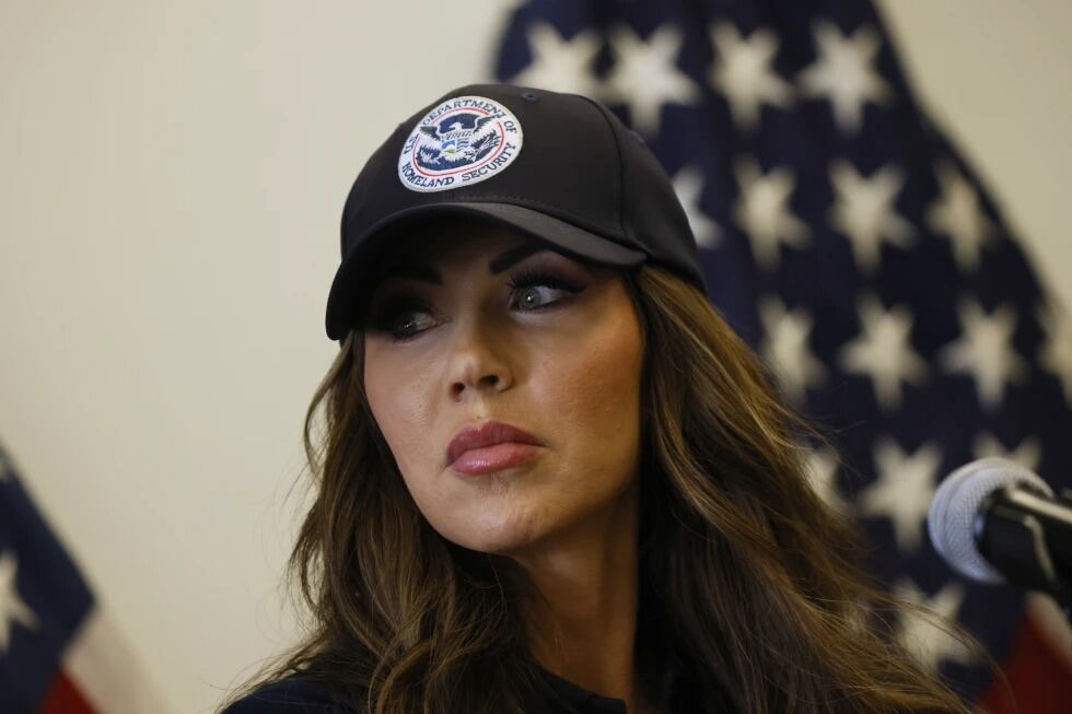 Fotografía de archivo de Kristi Noem. | Crédito: AP