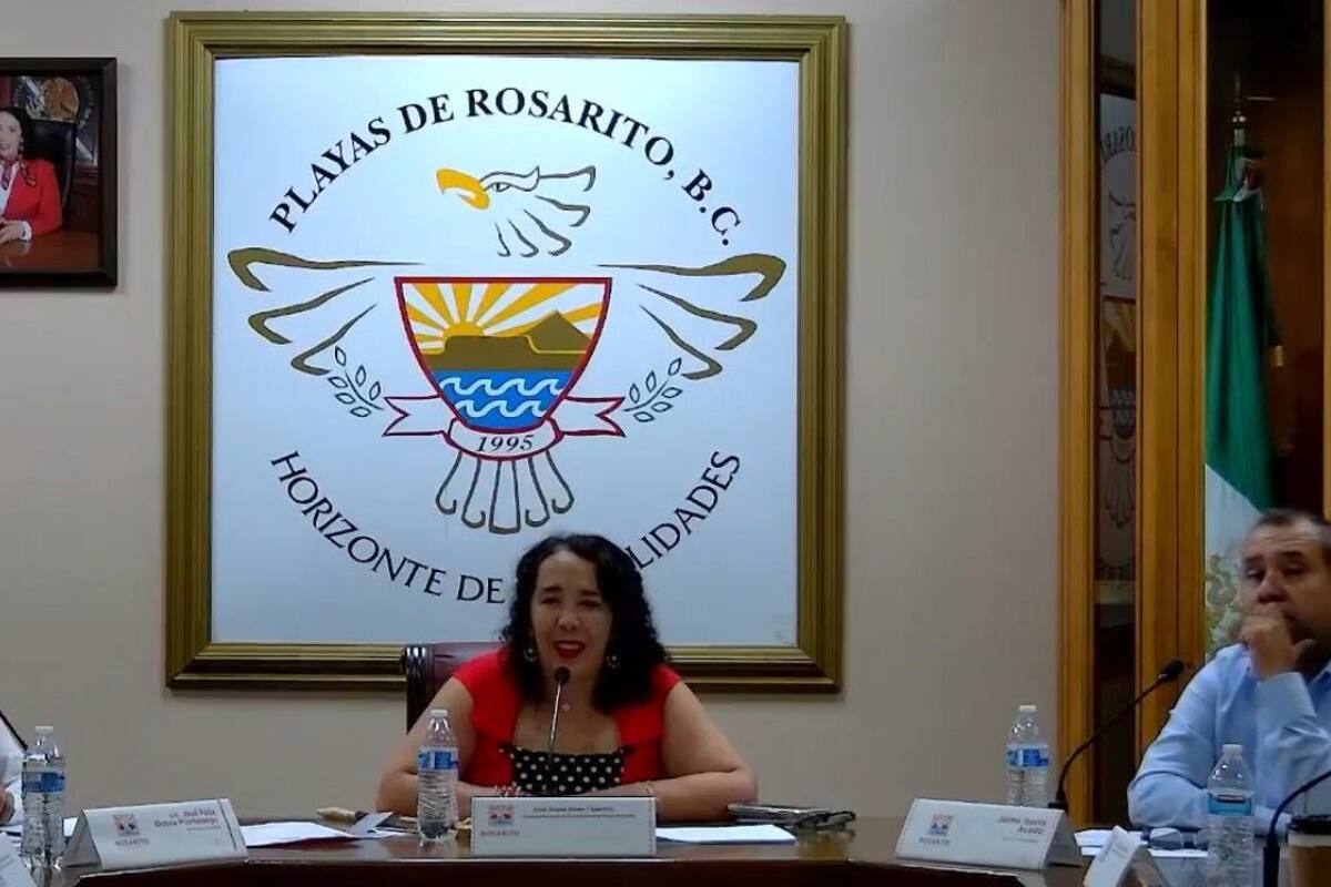 Alcaldesa de Rosarito obtiene licencia definitiva para separarse del cargo