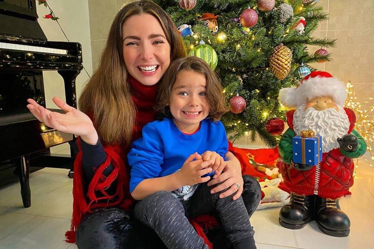 Ariadne Díaz celebró un año más de vida de su hijo