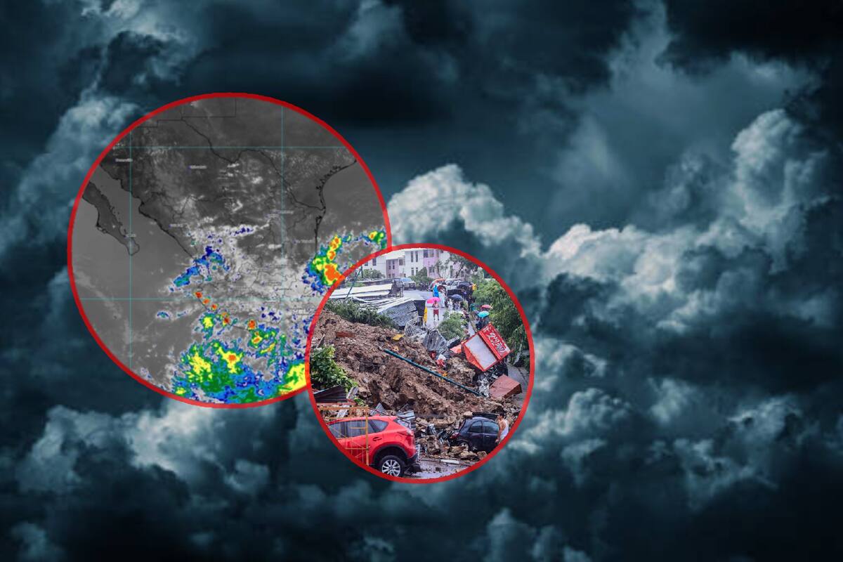 Depresión tropical Eleven-E amenaza con más lluvias e inundaciones y va directo a zonas afectadas por el huracán John en México