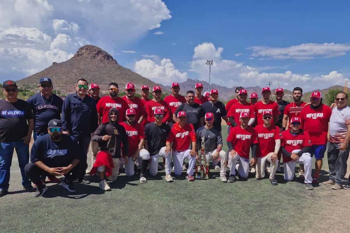 Se corona Navojoa en Zona Sur del Pre Estatal de Beisbol de Primera Fuerza