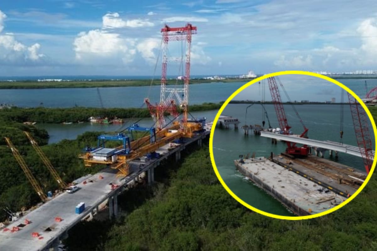 Próxima inauguración del puente Nichupté en Cancún por Claudia Sheinbaum, de los más largos de Latinoamérica