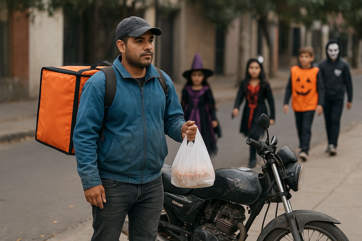 Recomiendan a repartidores extremar precauciones durante Halloween