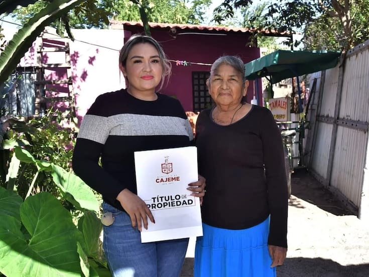 Avanza programa de escrituración en Cajeme con entrega de documentos a familias