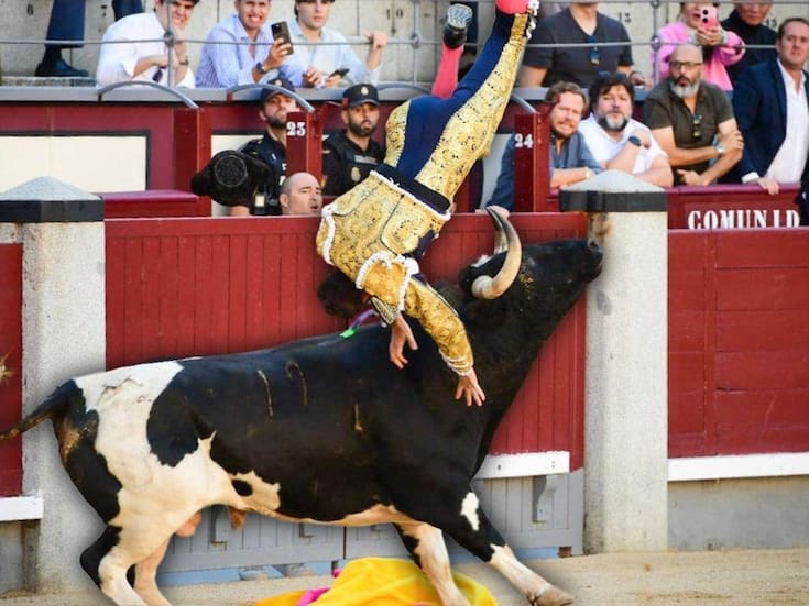 Torero español es corneado y termina de urgencia en el hospital