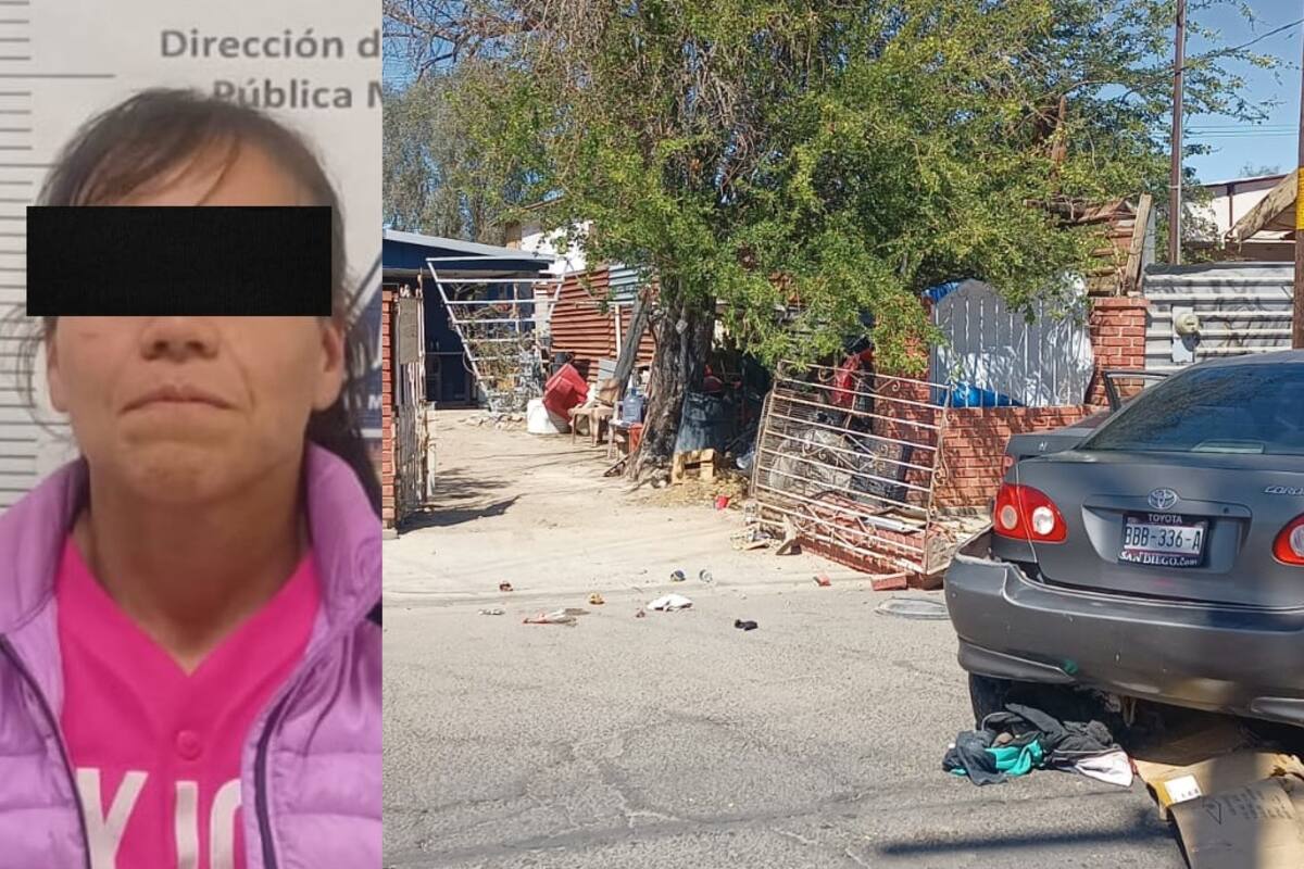 Mujer es detenida tras robar un vehículo en la colonia División del Norte