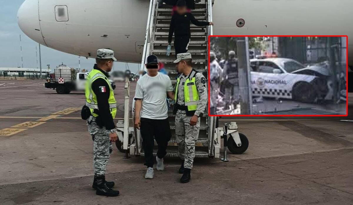 Mario ''N'' ocasionó que la unidad en la que era trasladado tras su detención sufriera un accidente. | Crédito: Banco digital GH/Cortesía