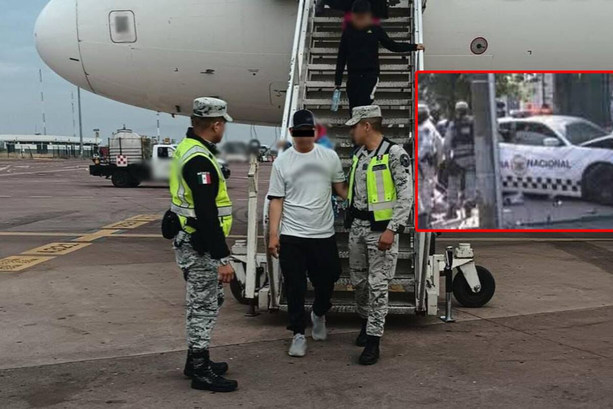 Pasajero detenido por intentar secuestrar avión provocó choque de la Guardia Nacional