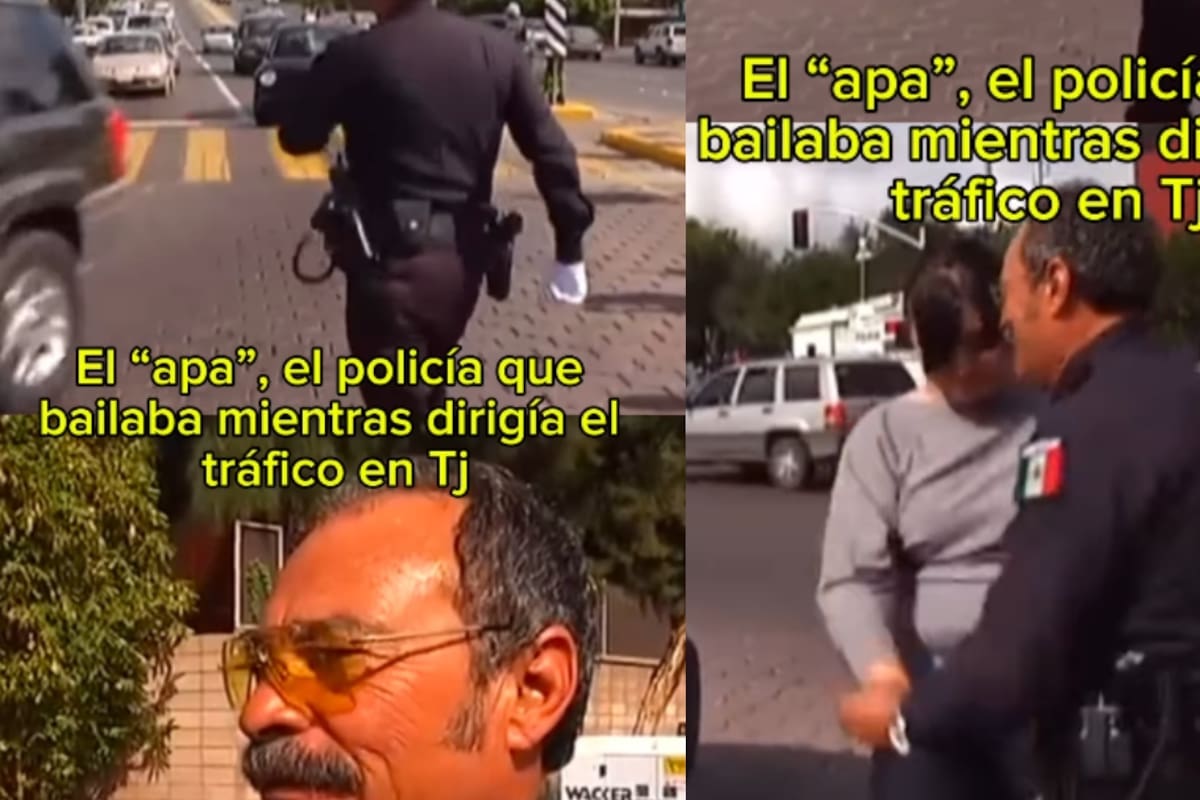“Le llaman ‘el Apá’ o ‘el Poli-Jackson’: policía de Tijuana se vuelve viral por su baile al dirigir el tráfico