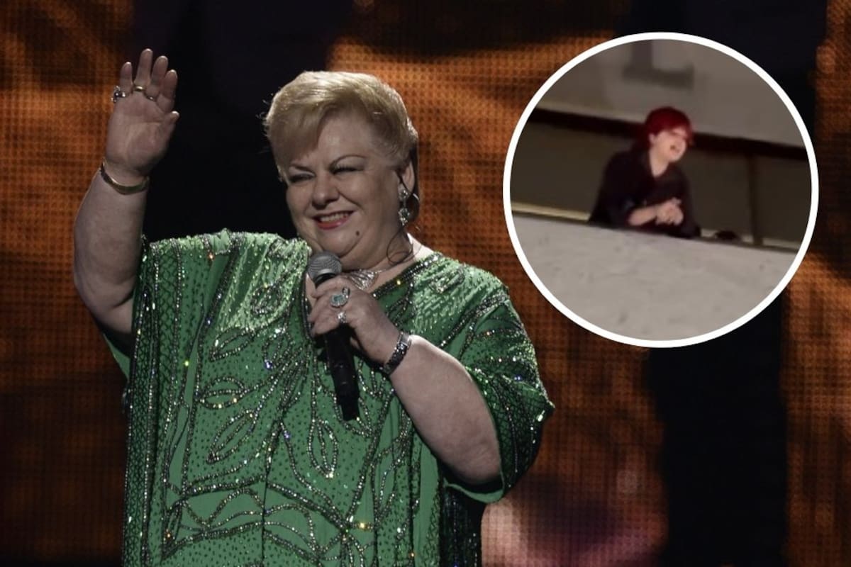 Joven encara a la prensa en el funeral de Paquita la del Barrio