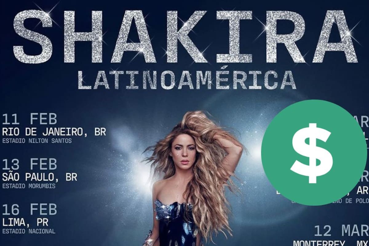 ¿Cuánto cuestan los boletos para ver a Shakira en México?