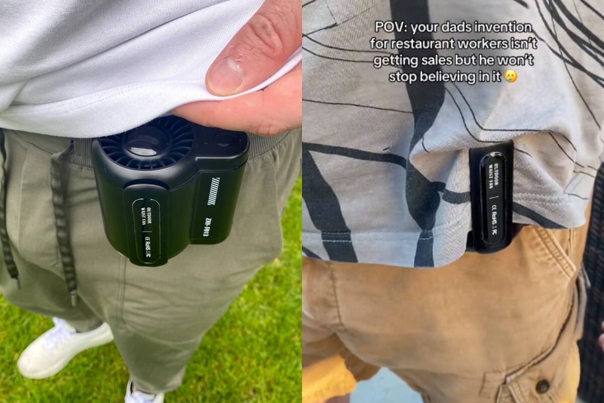 VIRAL: hombre estadounidense IMPACTA en redes con un curioso invento para soportar el calor
