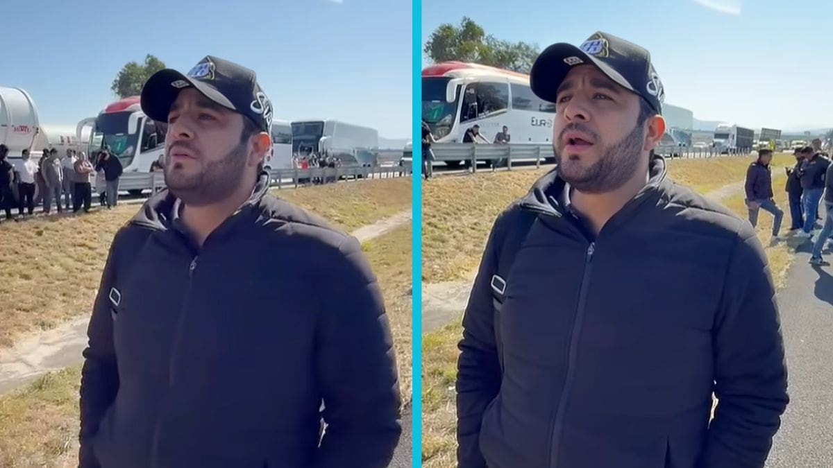 Francisco “El Gallo” Elizalde reporta que automovilistas siguen atrapados y sin servicios pese al aviso de “normalización” en las carreteras; señala que tuvieron que buscar comida en parcelas de elotes