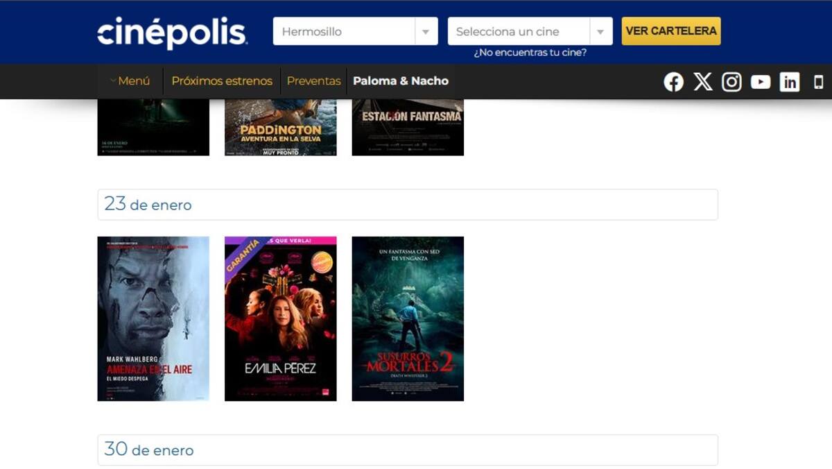 Emilia Pérez llega a los cines mexicanos el 23 de enero / Página oficial Cinépolis