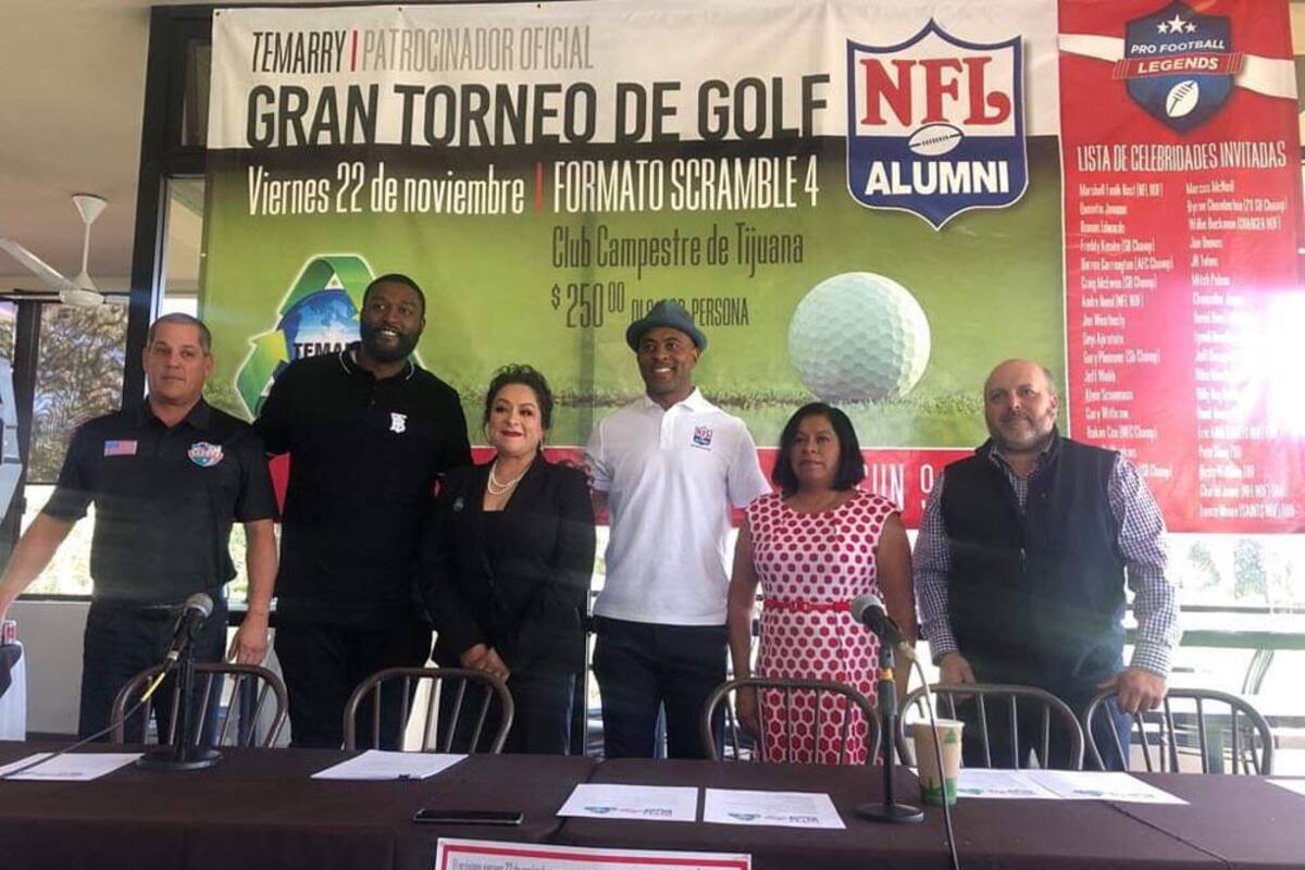 Jugadores de la NFL estarán en torneo de golf en Tijuana