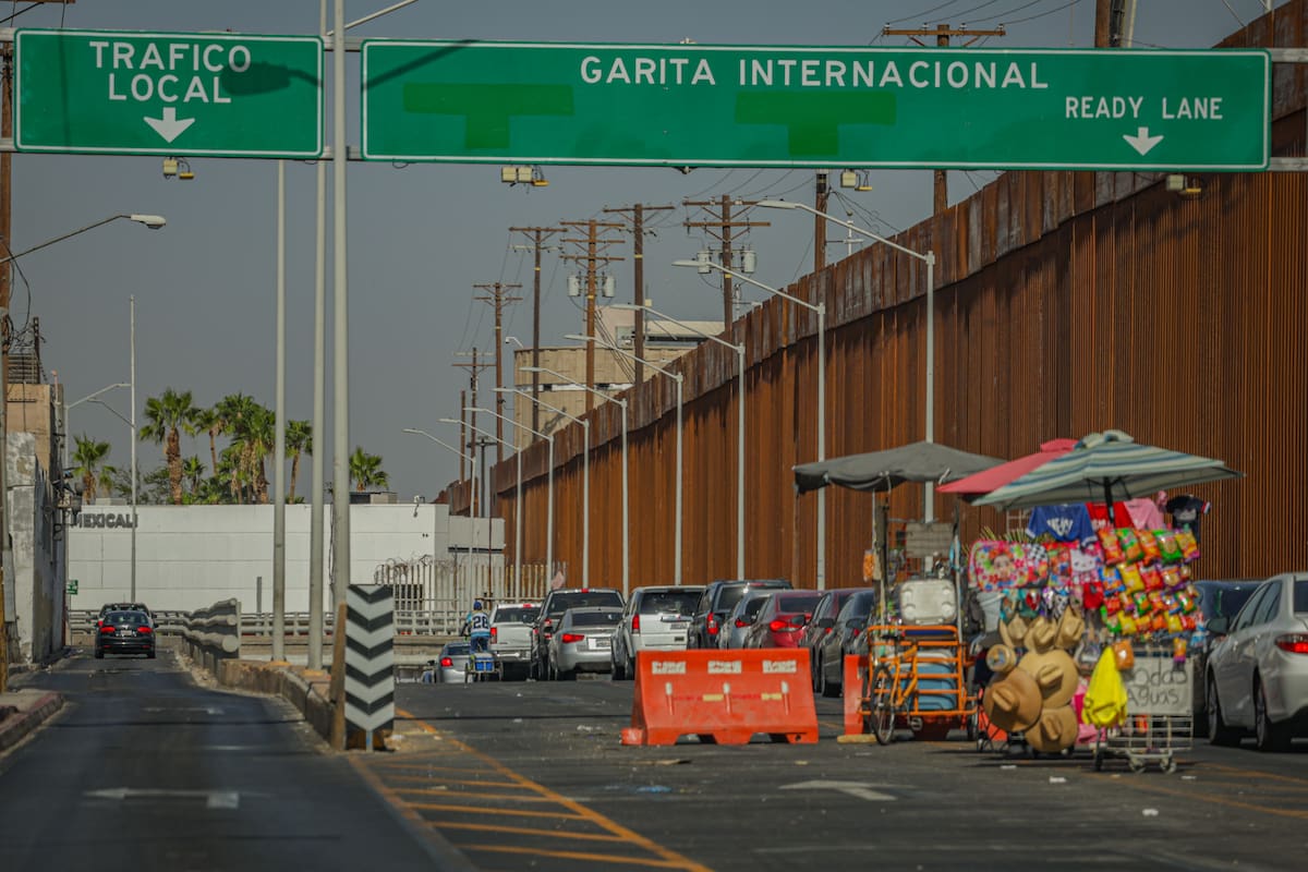 Cortos tiempos de espera en garitas de Mexicali